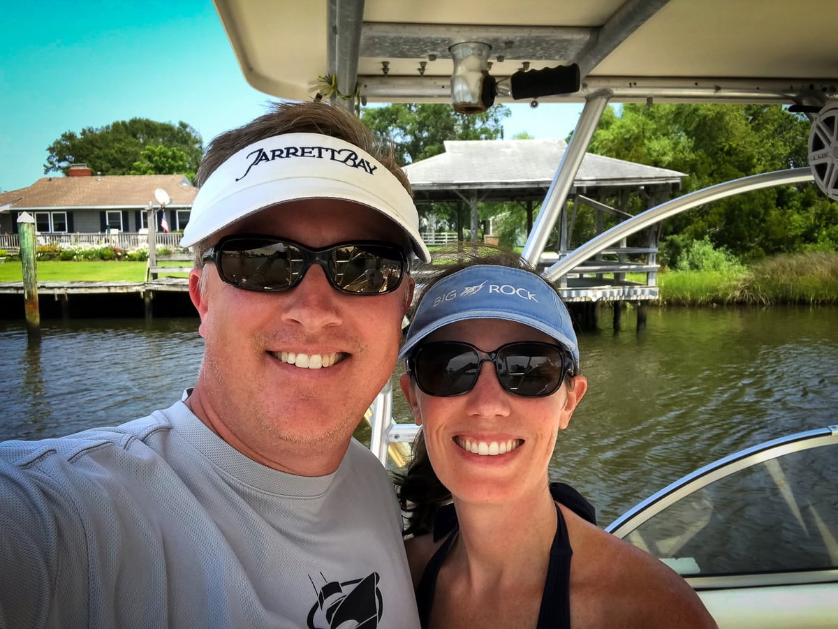 Kern Campbell out on the water