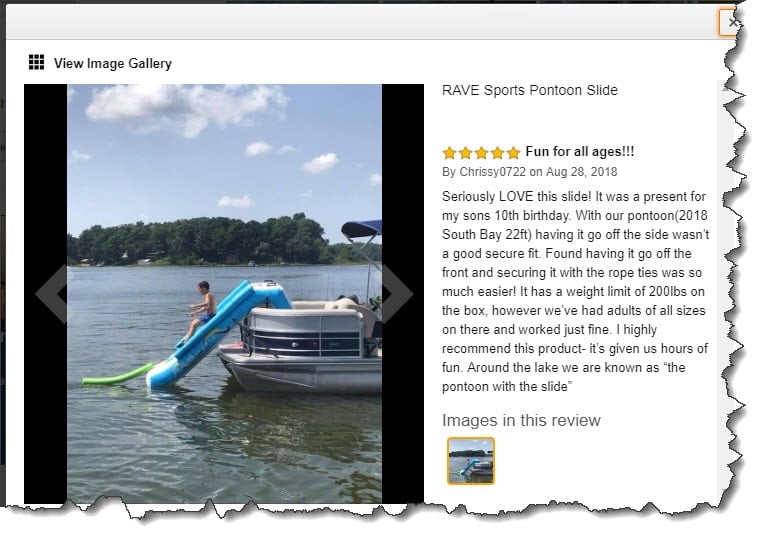 inflatable pontoon boat slide