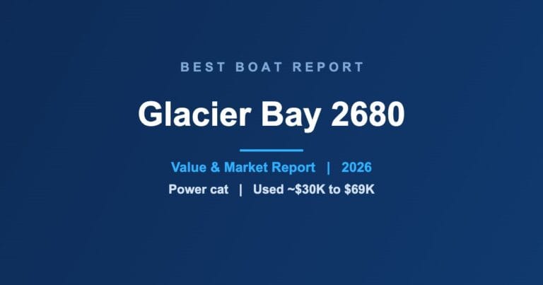 Glacier Bay 2680 value and market report by Best Boat Report