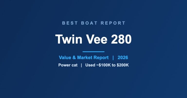 Twin Vee 280 value and market report by Best Boat Report